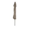 Taupe aluminium parasols