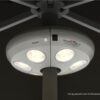 Aluminium parasols shadowline