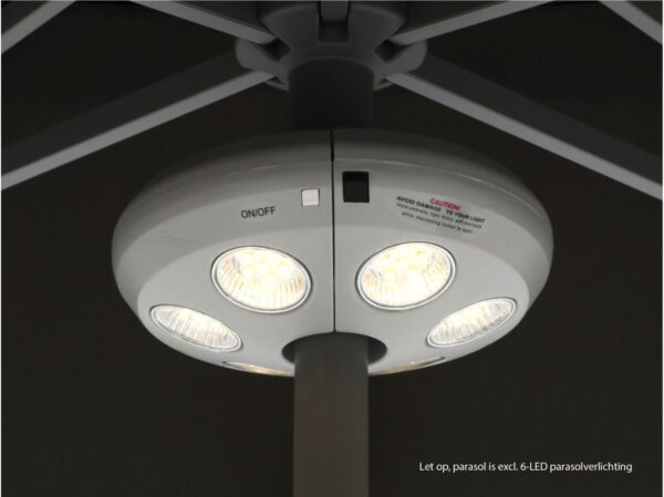 Aluminium parasols shadowline