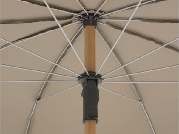 Grijs houten parasols