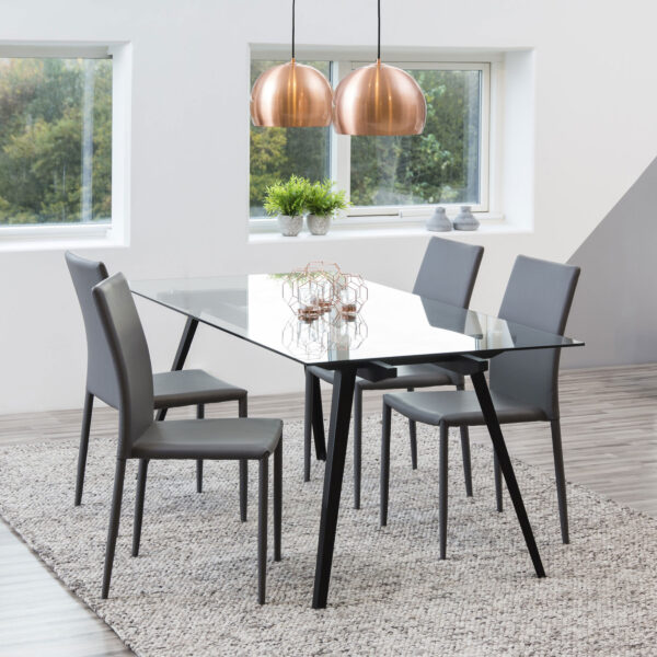 Bendt Glazen Eettafel Gitte 180 x 90cm
