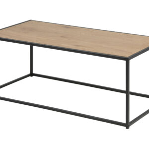 Bendt Salontafel Holger 100 x 50cm, kleur eiken / zwart