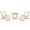 Bistroset Hout Lichtbeige ATRANI/MOLISE