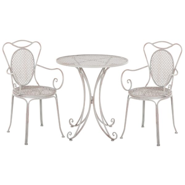 Bistroset Metaal Grijs CILENTO