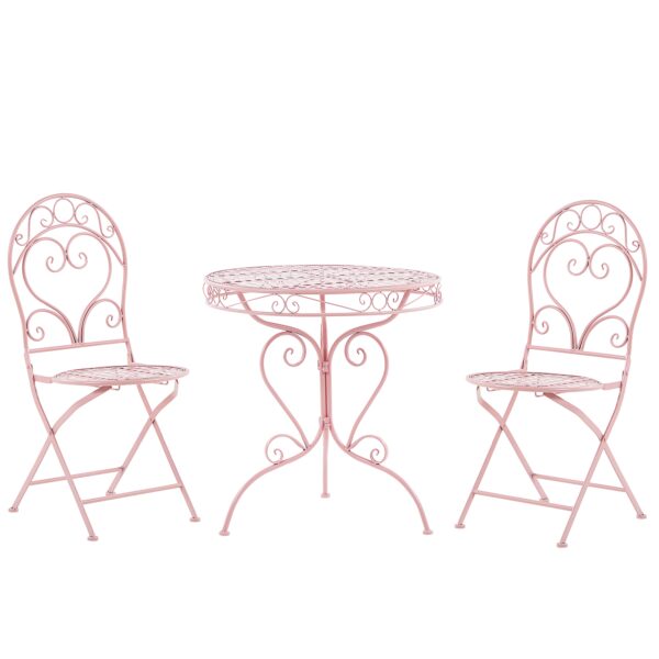 Bistroset Metaal Roze ALBINIA