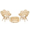 Bistroset met kussen Rotan Beige FLORENTINE / LIMNI