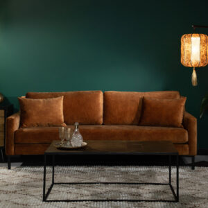 Dutchbone 3-zits Bank Houda, kleur Caramel