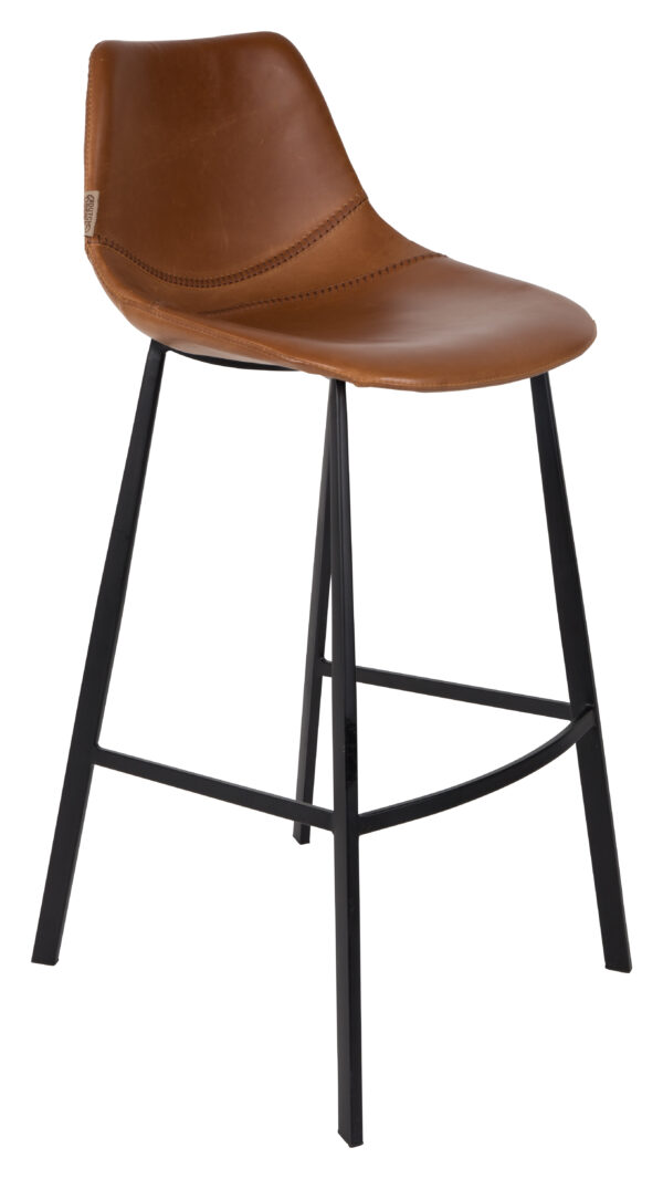 Dutchbone Barkruk Franky PU (zithoogte 80cm)