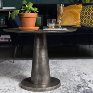 Dutchbone Bijzettafel Brute Nikkel, 63cm