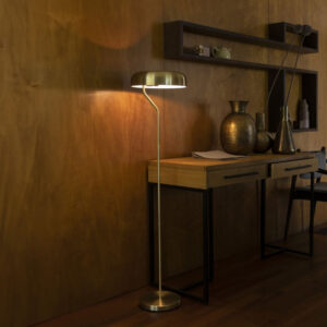 Dutchbone Vloerlamp Eclipse 130cm, kleur Goud