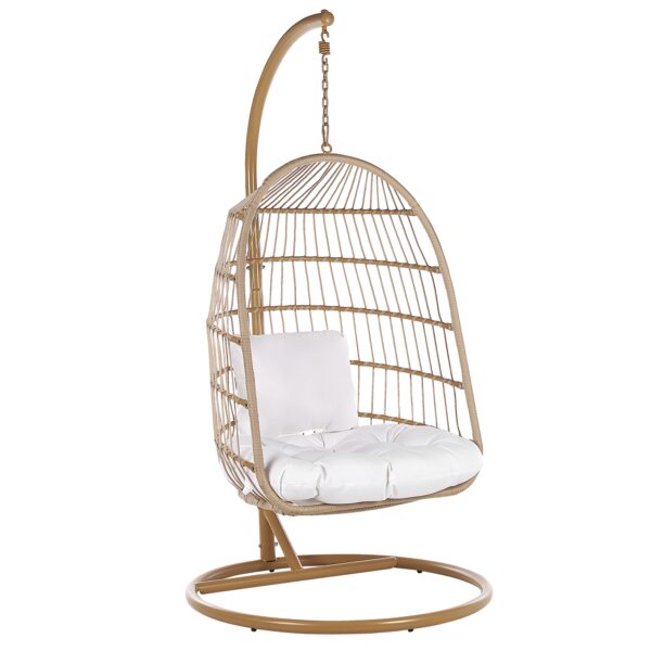 Hangstoel met standaard Beige ALLERA