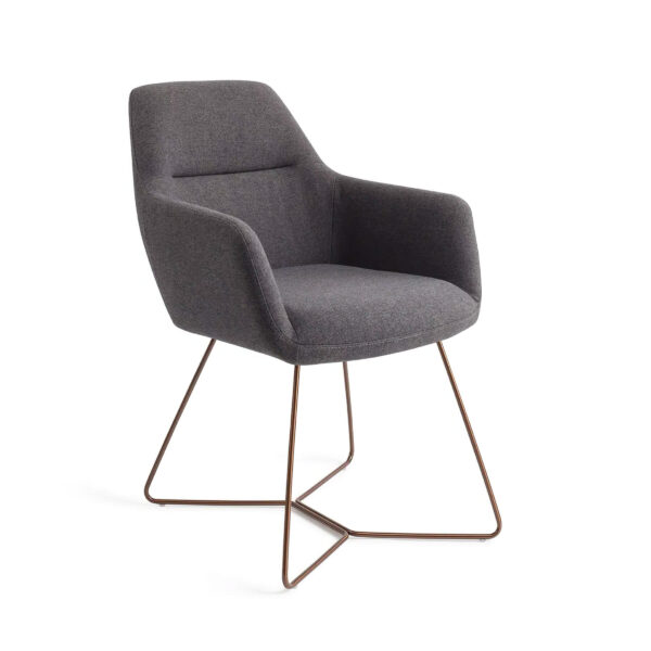 Jesper Home Eetkamerstoel Kinko Beehive Rose Gold