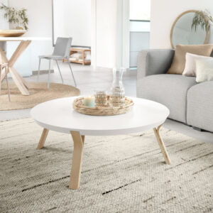 Kave Home Salontafel Dilos, Essen, kleur wit