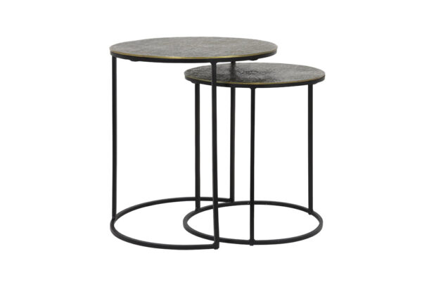 Light & Living Bijzettafel Rengo Set van 2 stuks