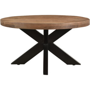 Livingfurn Ronde Salontafel Sturdy kleur Naturel, Ø80 cm