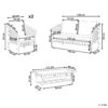 4 x Rugleuning kussen