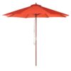 Parasol rood ⌀ 270 cm TOSCANA
