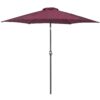 Parasol wijnrood ⌀ 270 cm VARESE