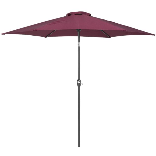 Parasol wijnrood ⌀ 270 cm VARESE