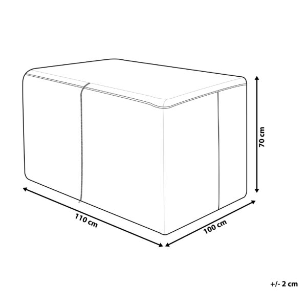 4251682265263 Regenhoes voor tuinmeubelen 110 x 100 x 70 cm CHUVA