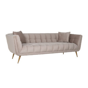 Richmond 3-zits Bank Huxley Velvet, kleur Khaki