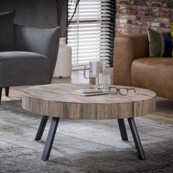 Ronde Salontafel Teca Teak