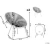4251682268318 Set van 2 stoelen Blauw ACAPULCO