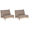 Set van 2 stoelen Hout Taupe TODI