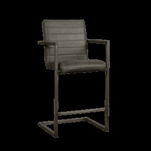 Tower Living Barkruk Rocca (zithoogte 69cm), kleur antraciet