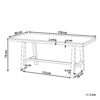 4260602376576 Tuintafel 170 x 80 cm Massief hout Zwart SCANIA
