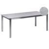 Tuintafel 180 x 90 cm Glas Grijs COSOLETO