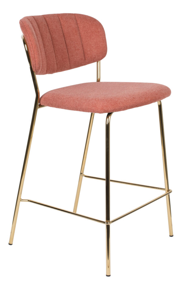 ZILT Barstoel Kolten kleur Goud/Roze (zithoogte 65cm)